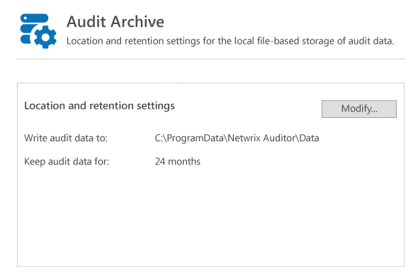 Meet any audit record retention requirements